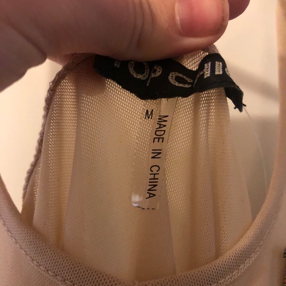 NWT Nude embroidered bodysuit. - Picture 4 of 4